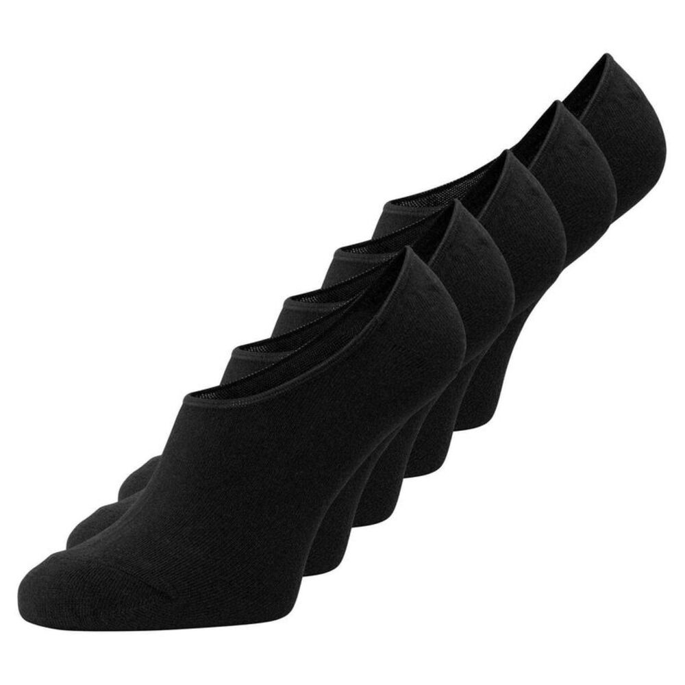 Jack And Jones Unisex Adult Sports Socks (Pack of 5) / Black
